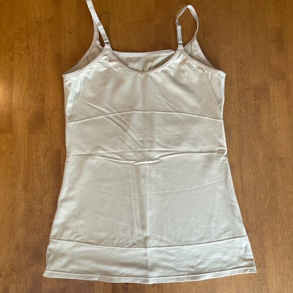 Size 2XL Maidenform Sweet Nothings nude firm control tummy toning tank - Picture 2 of 7